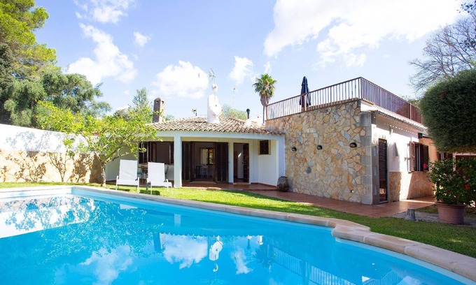 Crestatx House | Inviting Holiday House Crestatx with Private Pool & Kitchen