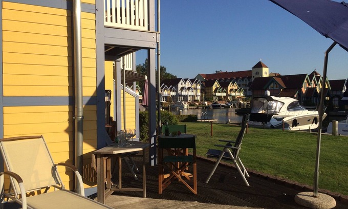 Rheinsberg House | Idyllic Holiday House for 4-6 with Boat Dock & Ocean Views