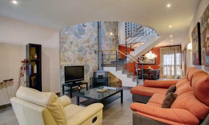 Old Town House | Elegant Holiday House Tenorio with Ocean View & Pool