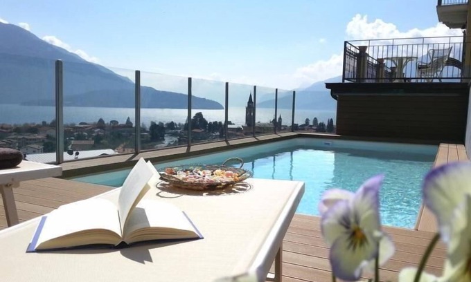 Domaso House | Family-Friendly Retreat at Holiday House Vercana with Pool