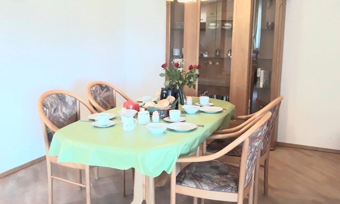Naila Apartment | Idyllic Farm Retreat with Terrace & Panoramic Forest Views