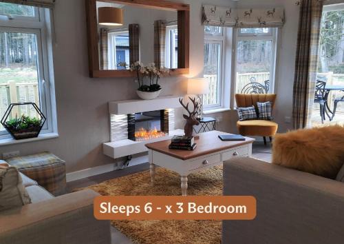 Ryther Cabin | Pet-Friendly Hollicarrs Stag Lodge with Hot Tub & 9.8 Rating