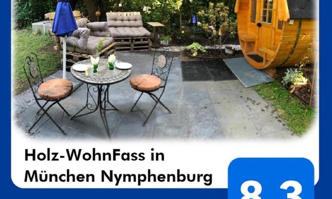 Nymphenburg Apartment | Cozy Holz-Wohnfass in Munich-Nymphenburg for Families