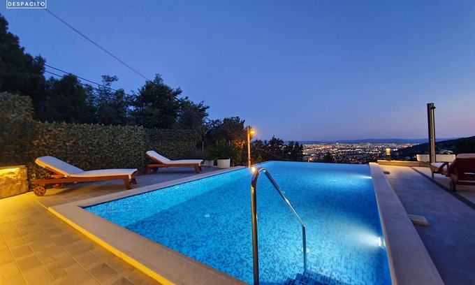 Klis Villa | Relax at Home Despacito: Heated Pool & Ocean View Oasis