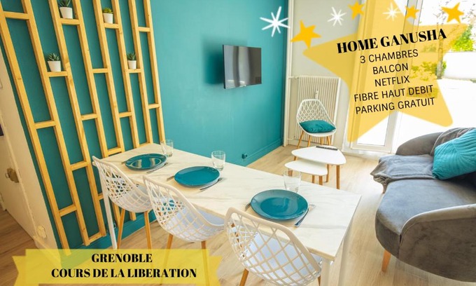 Secteur 3 Apartment | Cozy Home Ganusha with Free Parking and Scenic Balcony