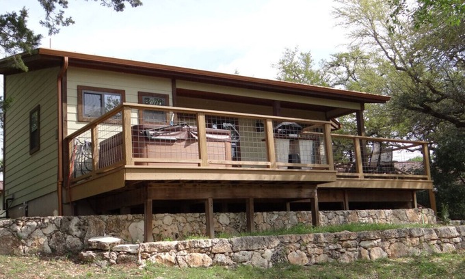 Wimberley House | Relaxing Retreat with Hot Tub, Deck & Spectacular Views