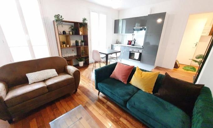 Quartier de la Goutte-d'Or Apartment | Cozy Home Sweet Home Ordener Marcadet - Pet Friendly Stay