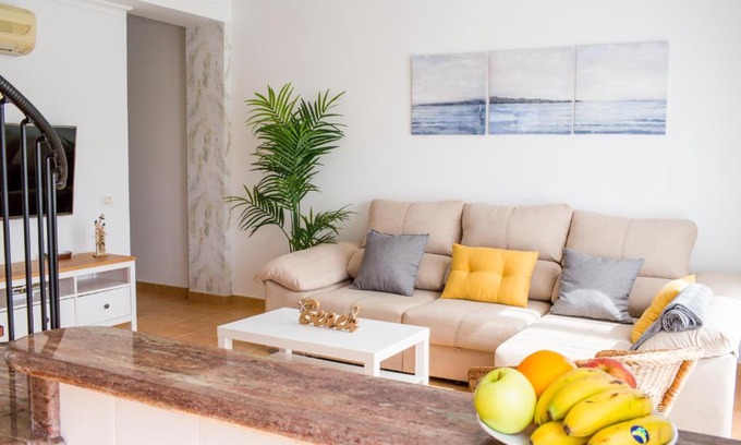 Sardina Apartment | Relaxing Home2Book Ático Blue Beach with Pool & Terrace