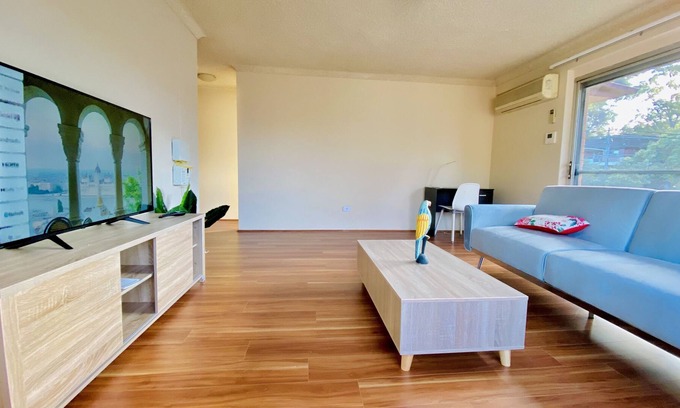 Homebush Apartment | Ideal Homebush West Apartment: Relaxing Stay with Wifi & Parking