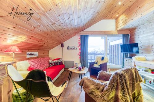 Viel-Alpe Apartment | Cozy Homency - Résidence Le Kirlys with Family-Friendly Dining