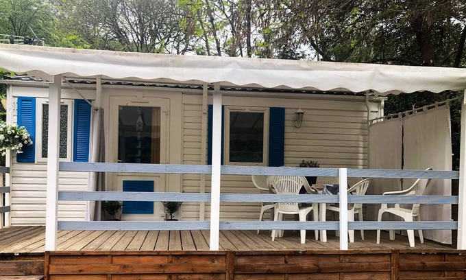 Saint-Jean-de-Valeriscle House | Homerez - Bungalow for 4 ppl. with shared pool at Saint-Jean-de-Valériscle