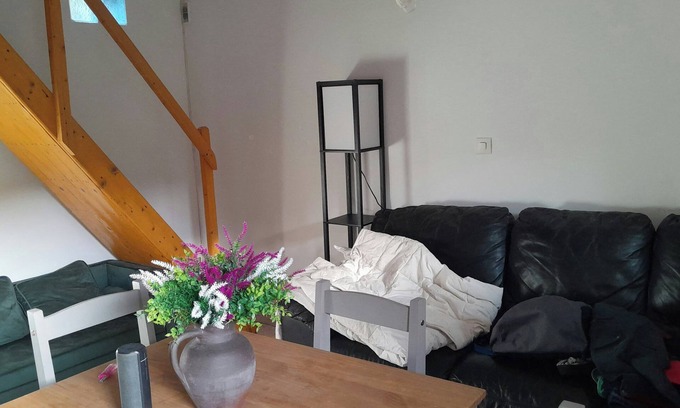 Vassens Apartment | Relaxing Studio with Pool and Spa in Vassens for 4 Guests