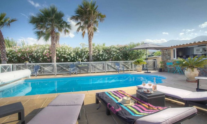 Furiani Villa | Homerez - Family villa with pool in Furiani