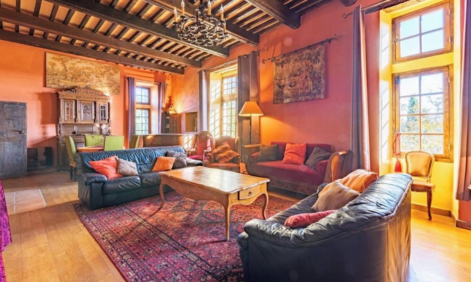Ferrieres-les-Verreries Apartment | Ideal Getaway: Spacious Apartment for 16 with Garden