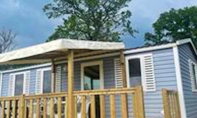 Banes House | Homerez - Great bungalow for 6 people. with pool access in Argences en Aubrac
