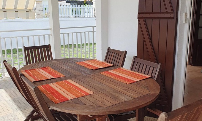 Gros Cap House | Oceanfront Retreat Near Beach with Garden for 6 Guests
