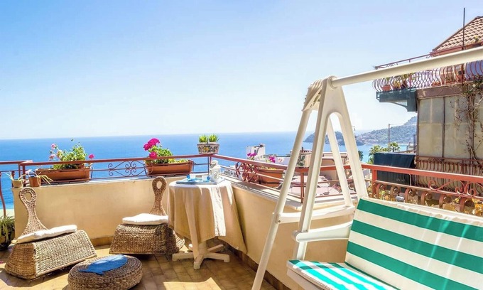 Letojanni Apartment | Cozy Sea View Retreat Just 500m from Letojanni Beach