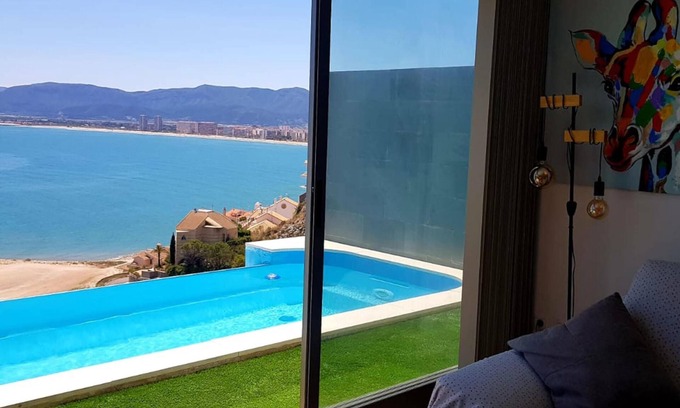 Faro de Cullera Villa | Villa Faro de Cullera: Oceanfront Getaway with Pool