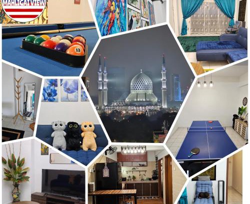 Shah Alam Apartment | Ideal Homestay "MAHLIGAI VIEW" Near UITM & I-City Stadium