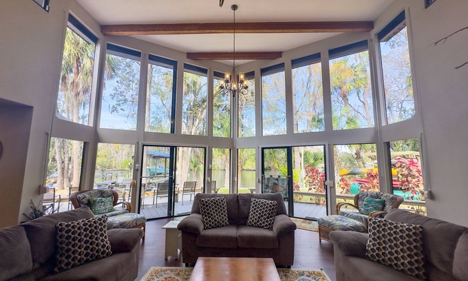 Homosassa House | Homosassa River Retreat: Pool, Dock & Water Sports Awaits