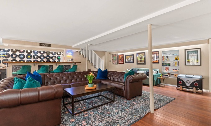 Nashville House | Unforgettable Honky-Tonk Home Bar - Pet Friendly & Family Ready