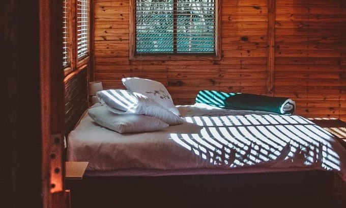 Trawal Apartment | Cozy Hoogeland's Wood Cabins with Hot Tub & 9.3 Rating