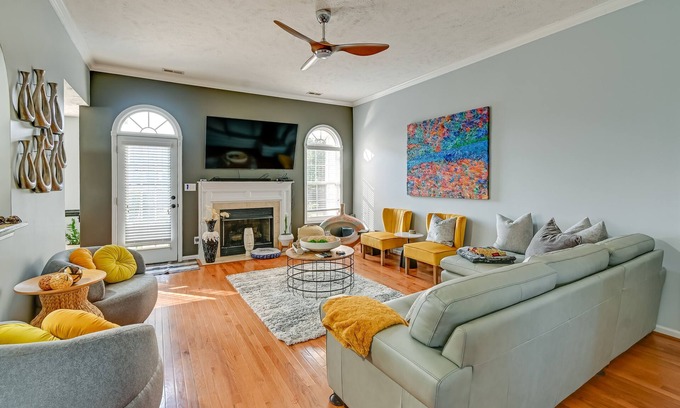 Hope Mills House | Family-Friendly Hope Mills Home with Expansive Backyard