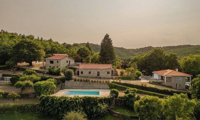 Santa Comba Dao House | HostWise - River View Retreat w/Pool