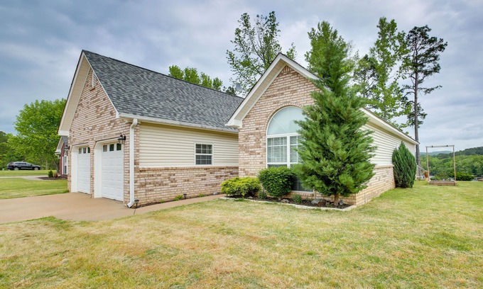 Jones Mills House | Riverfront Retreat with Hot Tub, Deck & Perfect 10 Rating!