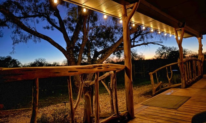 Lometa Cabin | Experience Andi's Cabin at Red Bluff Guest Ranch - Rated 10/10
