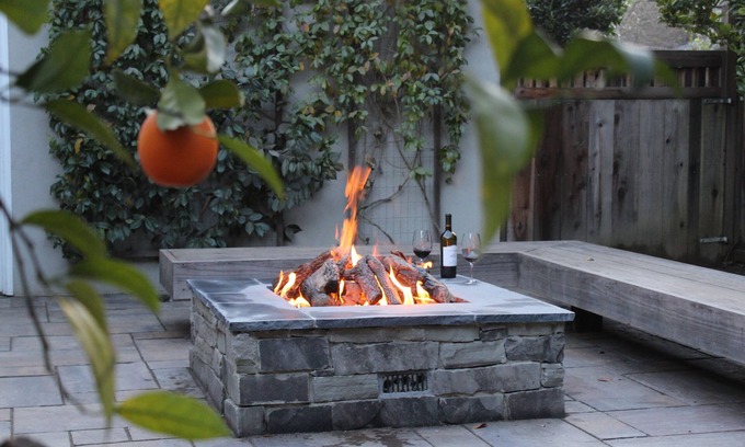 St. Helena House | Relaxation Awaits: Hot Tub & Fire Pit at Our Cozy Retreat