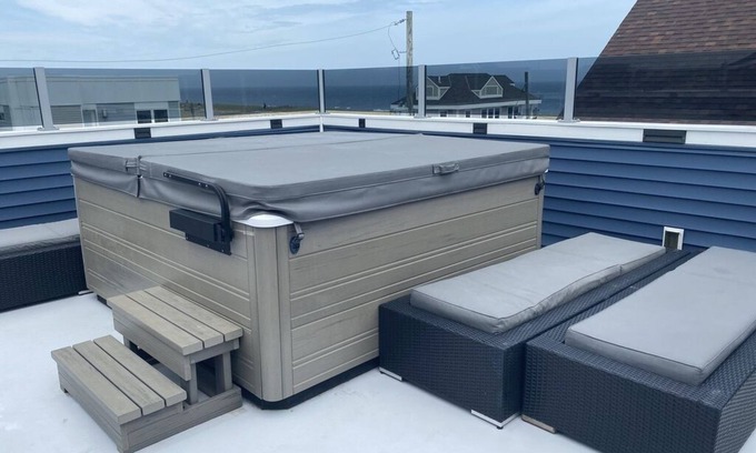 Ortley Beach House | Ocean View Retreat with Hot Tub & Walk to Boardwalk