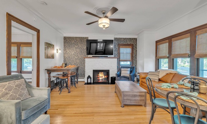 Burns Park House | Exceptional Chateau de James: Family-Friendly Retreat