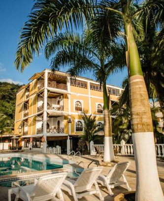 Bahia Solano Hotel | Discover Hotel Costa Choco: Oceanfront with Pool & Dining