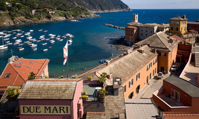 Sestri Levante Hotel | Hotel Due Mari: 4-Star Oceanfront Escape with Spa & Pool