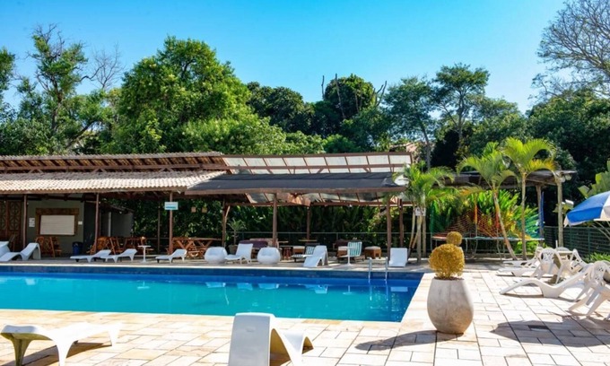 Lindoia Hotel | Enjoy Poolside Relaxation at Hotel Santiago - 8.2/10 Rated