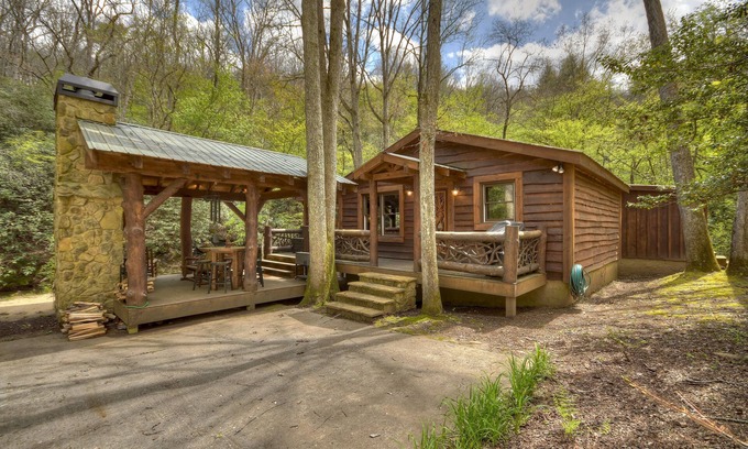 Mineral Bluff House | Unforgettable Hothouse Hideaway with Pool & Spa in Mineral Bluff