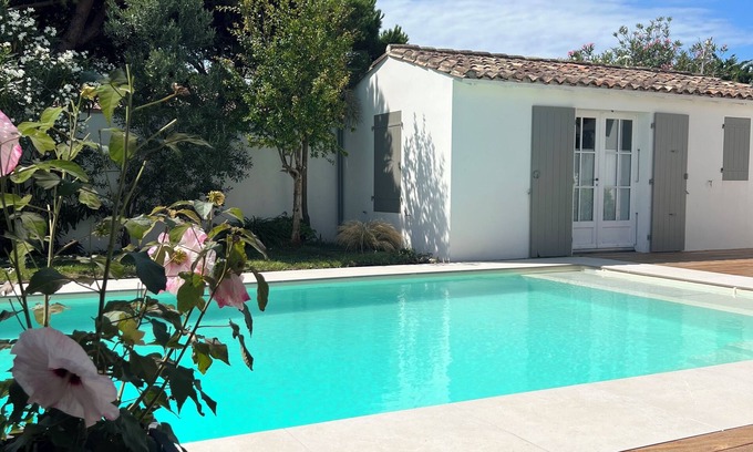 Saint-Clement-des-Baleines House | Discover Ré's Style House with Pool and Ocean Views