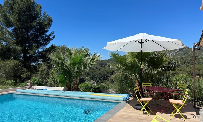 La Treille Villa | Exceptional House at the Foot of GARLABAN with Ocean View