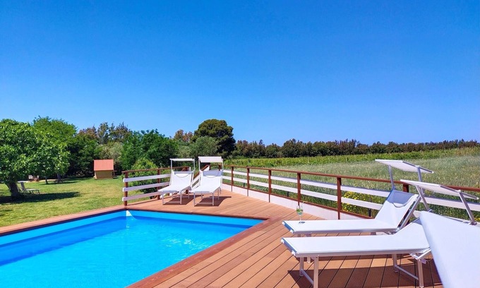 Alghero House | Relaxing Retreat 2 Minutes from the Sea with Pool & Spa