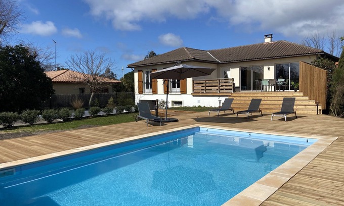 Biscarrosse House | Relaxing House with Pool and Ocean View - Rated 9.6/10
