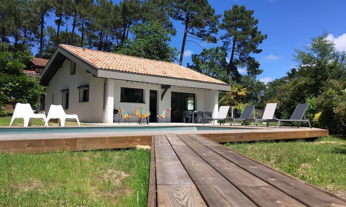 Labenne House | Beautiful House for 7 with Pool in Labenne Bourg, France