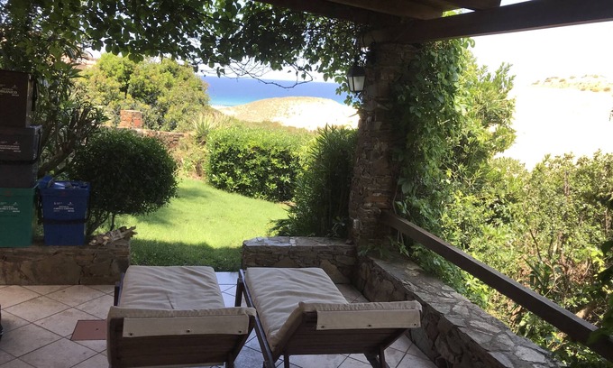 Torre dei Corsari Apartment | Seaside Retreat with Private Garden and Panoramic Views