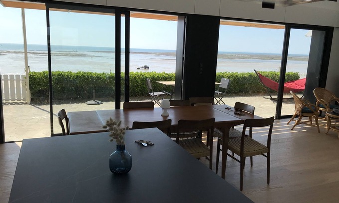 Agon-Coutainville House | Beachfront Retreat with Ocean Views and Top Guest Ratings