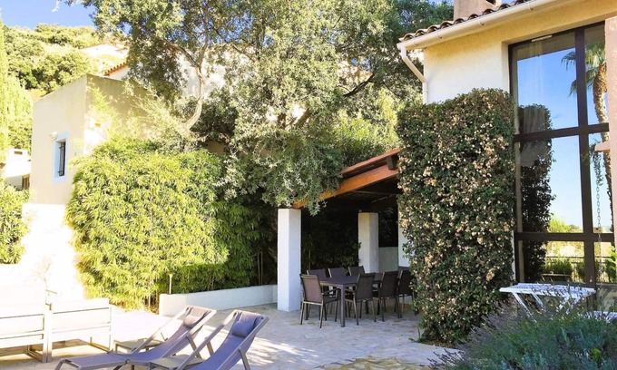 La Londe-les-Maures House | Ideal Family Retreat in Valcros Estate with Shared Pool