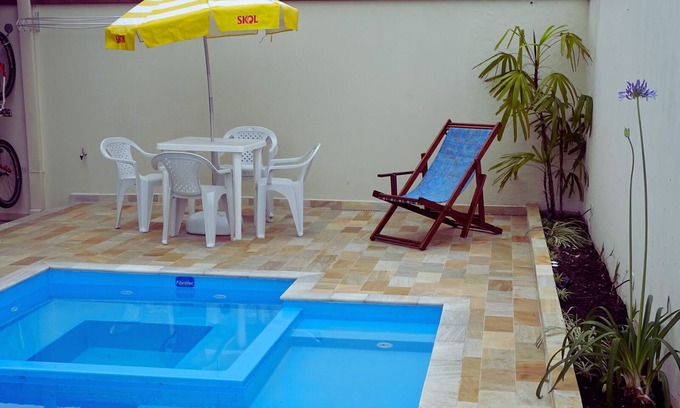 Parque Oasis House | Relaxing House in Peruíbe with Pool, Steps from the Beach