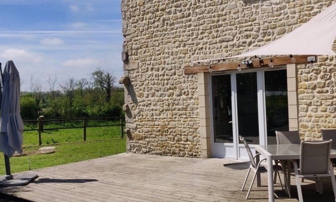 Mandeville-en-Bessin House | Pet-Friendly Countryside House Steps from Omaha Beach