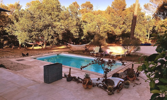 Jouques House | Tranquil Forest Retreat Near Aix en Provence with Private Pool