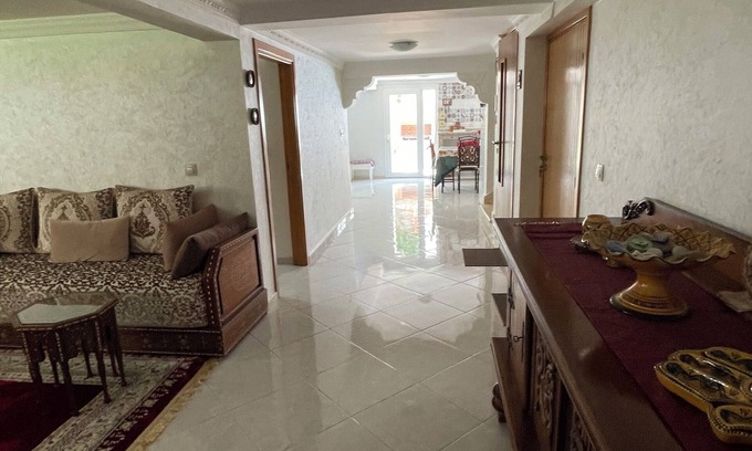 Kenitra Villa | House (level1) 10 mn beach Mehdia Kénitra in magnificent villa peaceful calm