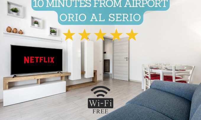 Seriate Apartment | Convenient House Steps from Train Station - 4 Star Rating